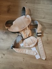 Baby Bjorn Baby Carrier 3D Mesh Pale Pink Gray EXCELLENT condition Ships 0