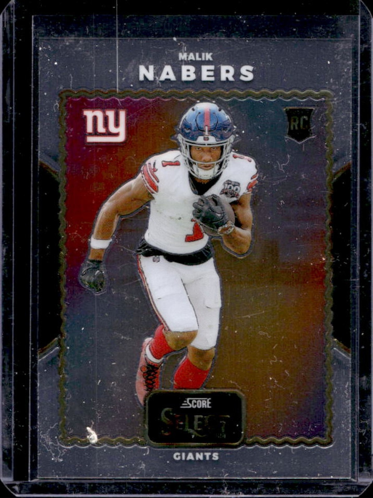 2024 Panini Select Malik Nabers Score Throwback RC Rookie #24 Giants