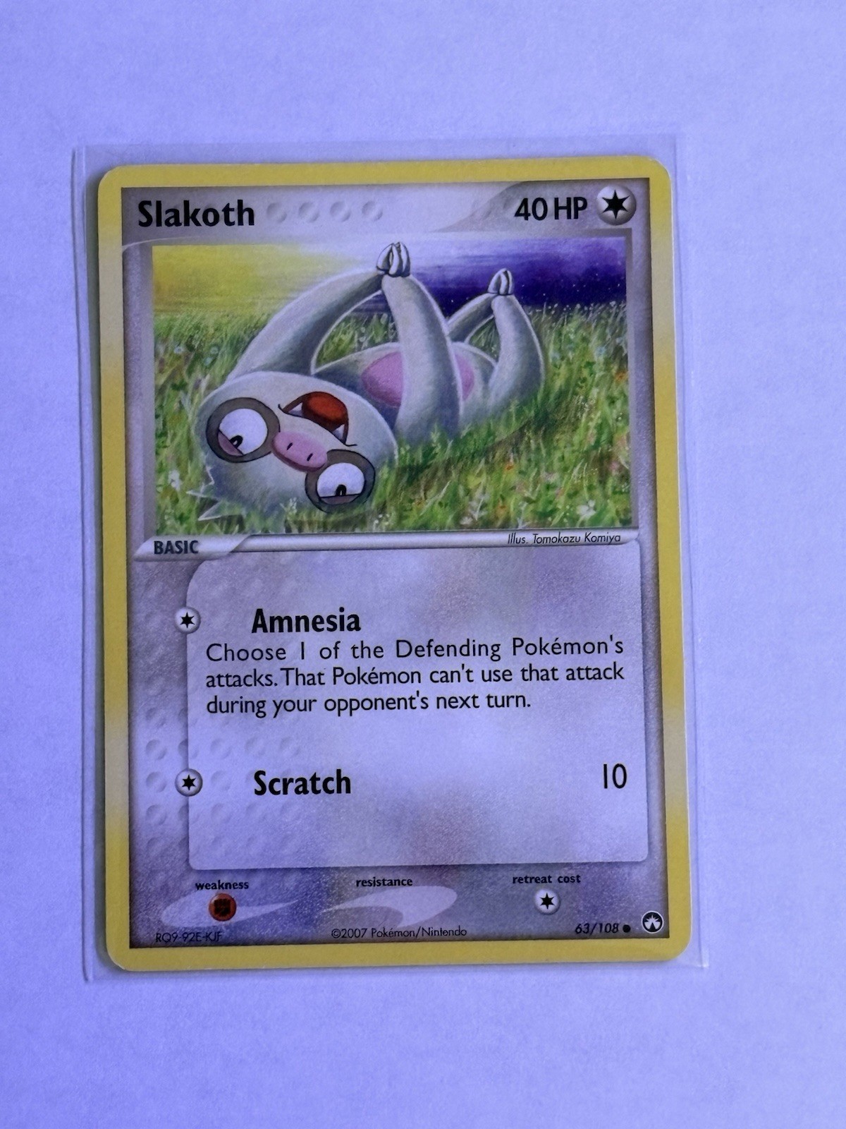 Pokemon TCG LP Slakoth Power Keepers Regular Card 63/108
