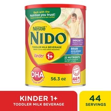 NIDO Kinder 1 Powder Beverage Mix, Immunity Toddler Milk with Vitamins A, C, D
