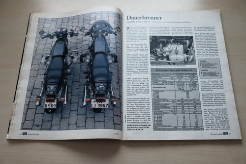 Auto Motor Sport AMS 02/1982 BMW R 100 CS mit 70PS besser als...?