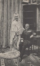 KING CAROL I & QUEEN ELISABETH OF ROMANIA - Vintage Postcard ROYALTY #A