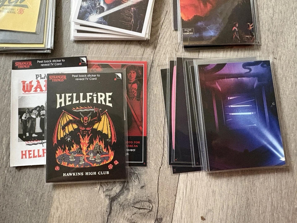 VERY RARE Series 1 2022 Stranger Things YuMe Capsule Card Complete Set + Eleven - Image 4 of 4