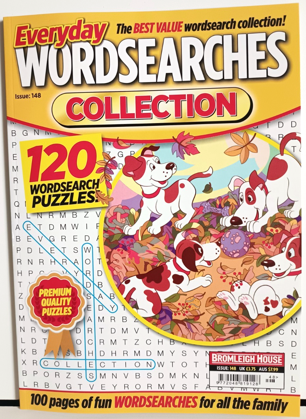 WORDSEARCH EVERYDAY WORDSEARCHES COLLECTION PUZZLE BOOK ISSUE NO.148 P&P INCL.