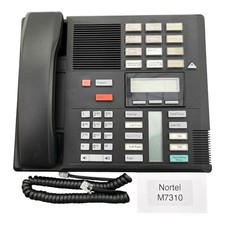 Nortel Norstar M7310 Black Corded Telephone Speakerphone Office Phone