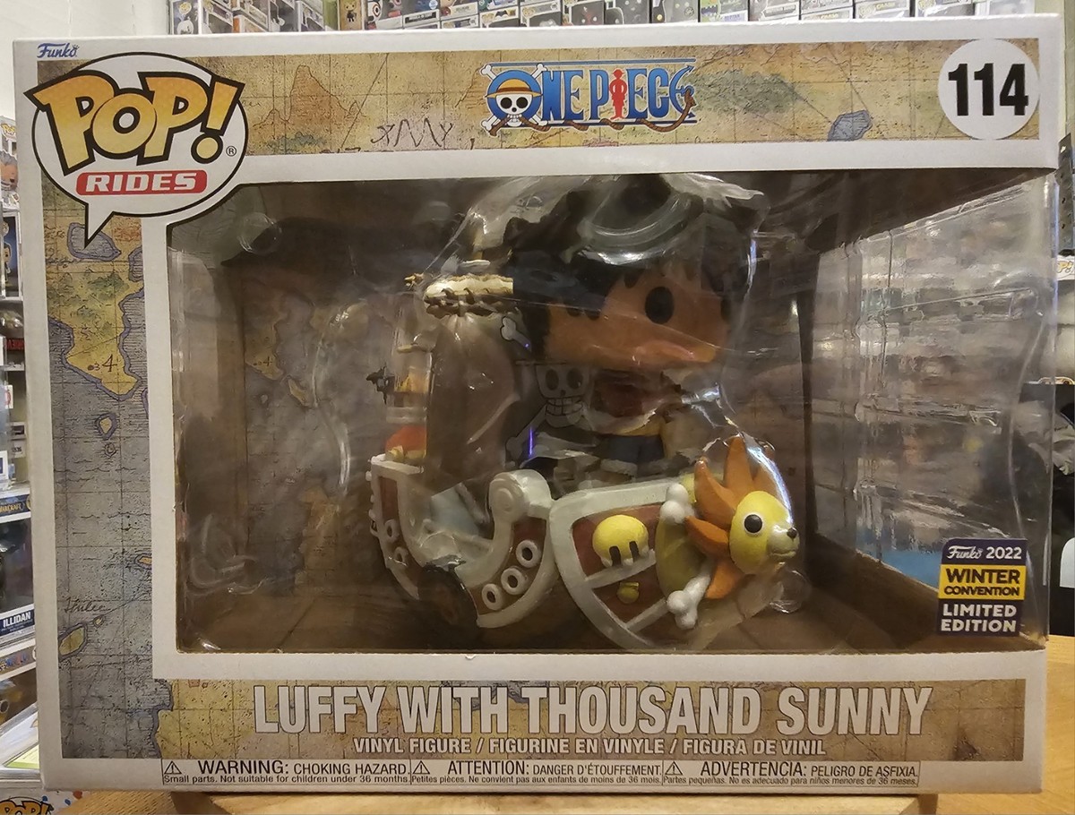 Funko Pop One Piece Luffy With Thousand Sunny #114 2022 Winter