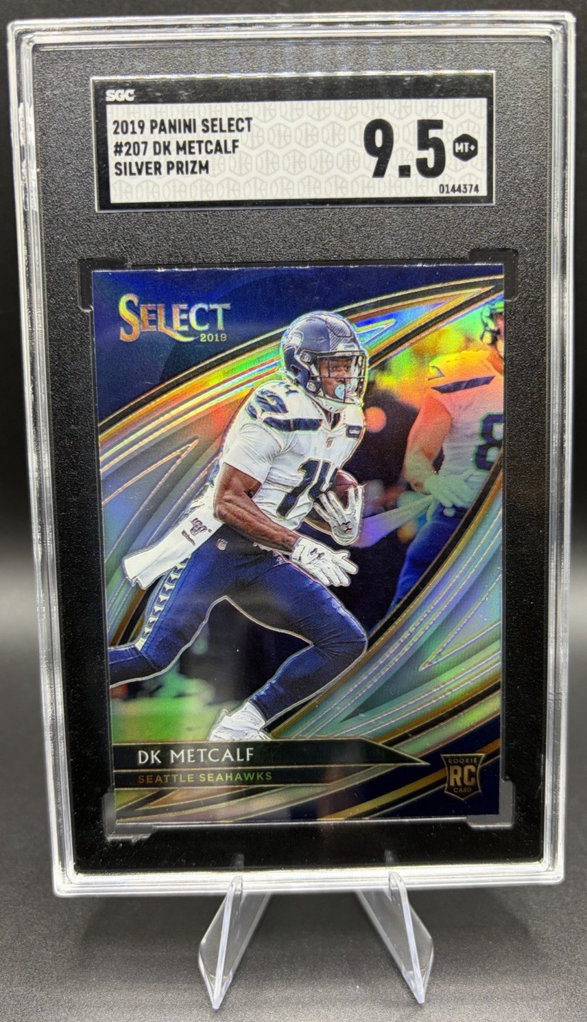 2019 Select DK Metcalf Field Level RC #207 Silver Prizm SGC 9.5 Seahawks