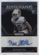 2024 Panini Prizm Draft Picks Draft Picks Auto Max Melton #DPA-MMN Auto 3hd