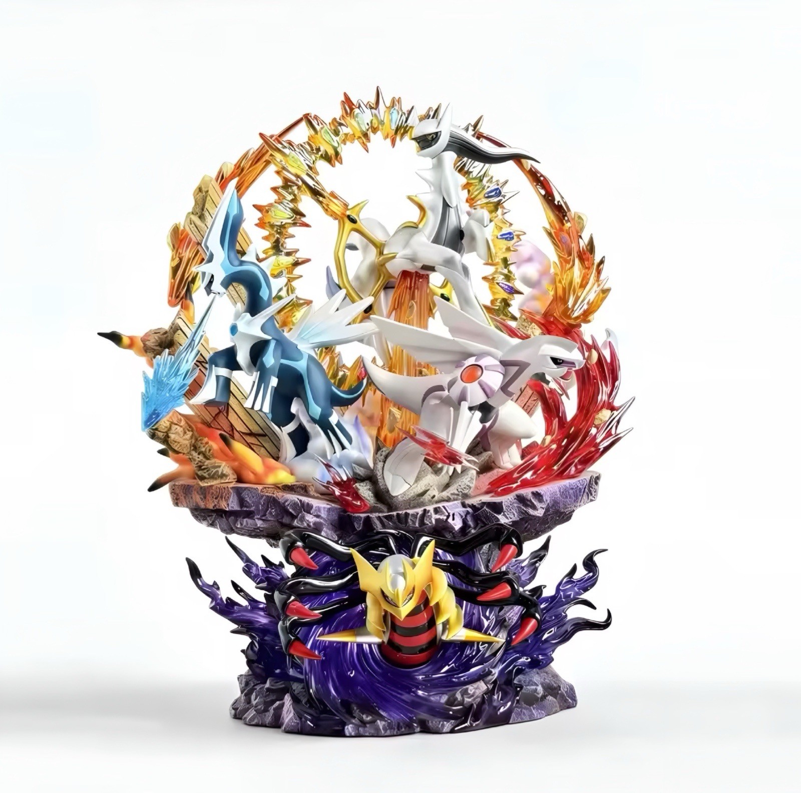 Figurine Pokémon Les 4 Légendaires en PVC Premium Finition Peinte de 39cm