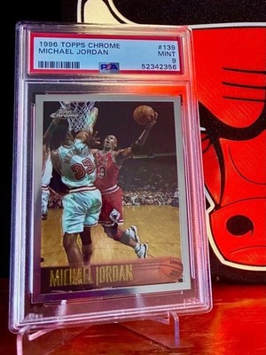 Michael Jordan 1996 Topps Chrome #139 PSA 9   First Year Chrome Basketball