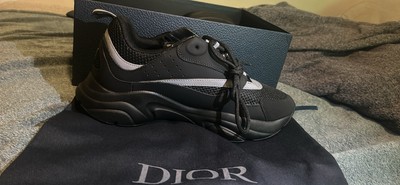 Dior B22 Black Silver Size 9 | eBay