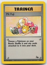 Mr. Fuji 58/62 Fossil Unlimited Pokemon Lightly Played