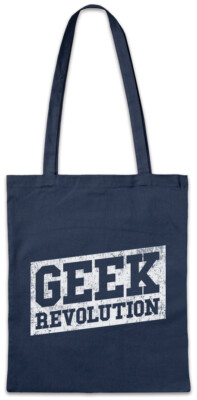 Geek Revolution Stofftasche Einkaufstasche Game Gamer Computer Science Admin Fun