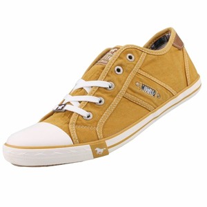 Nuevo Mustang Zapatos Mujer Deportivas de Lona Botines con Cordones Tiempo  Libre | eBay