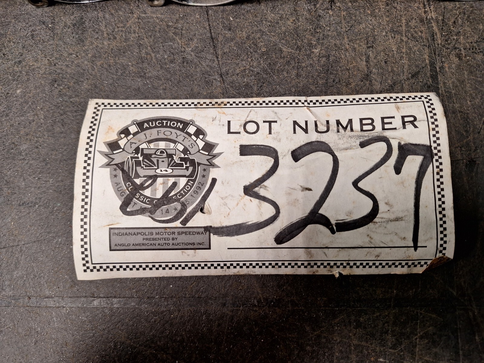 AJ FOYT 1992 Auction Original Hilborn Fuel Injection Stacks Sprint USAC ...