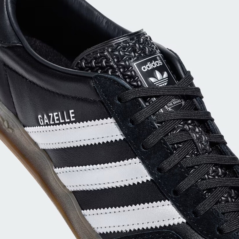 ★adidas★ Gazelle Indoor Black Silver JH8837 adidas Gazelle Indoor 'Black Matte Silver Gum' JH8837