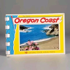 Vintage "Oregon Coast " Mini Postcard Book Oregon