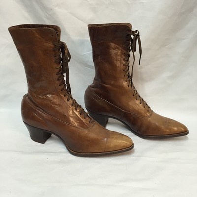 high top brown boots