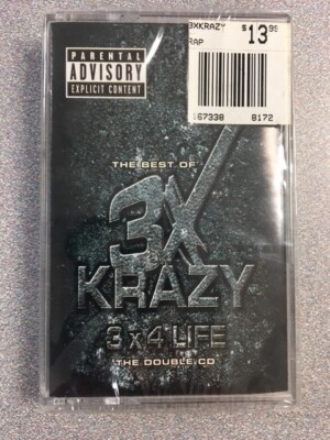 The Best Of 3XCrazy - 3X4 Life CS Cassette (New/Sealed) 2000