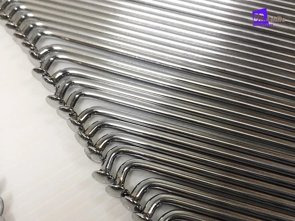 YAMAHA TX750 TX750A 1973-1974 FRONT + REAR SPOKE SET GOLD NIPPLES 72Pcs.*BI5134* - Image 3 of 4