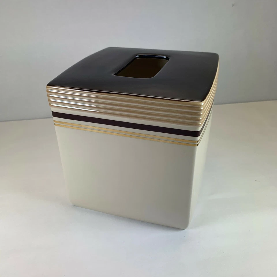 Cubierta de pañuelo de cerámica para baño Croscill Boulevard Foto 2 de 4