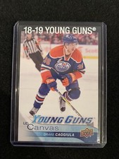 Drake Caggiula C219 Oilers Canvas 2016-17 Upper Deck Series 2 Young Guns