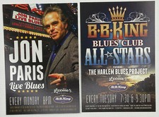 Jon Paris ad flyer handbill NYC BB King concert Harlem Blues Project