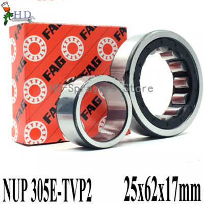 1PCS NEW FAG NUP 305E-TVP2 Cylindrical roller bearing 25x62x17mm freight free