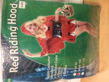 Red Riding Hood Halloween Costume Adult Size M 8-10  USED