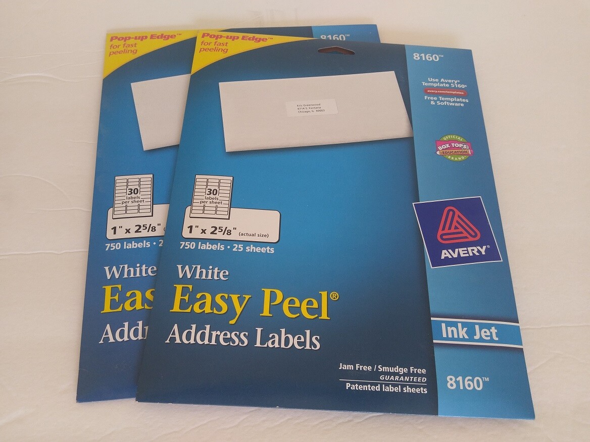 2000+ Avery Address Shipping Laser InkJet Labels 8163 8160 8195 18163