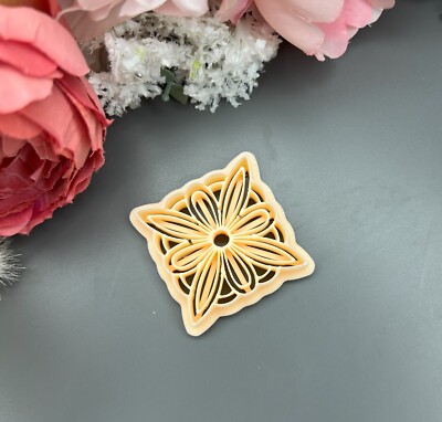 Boho Blume 22 Polymer Ton Schneider | 3D gedrucktes Ton Werkzeug | IrisCrafts7 UK