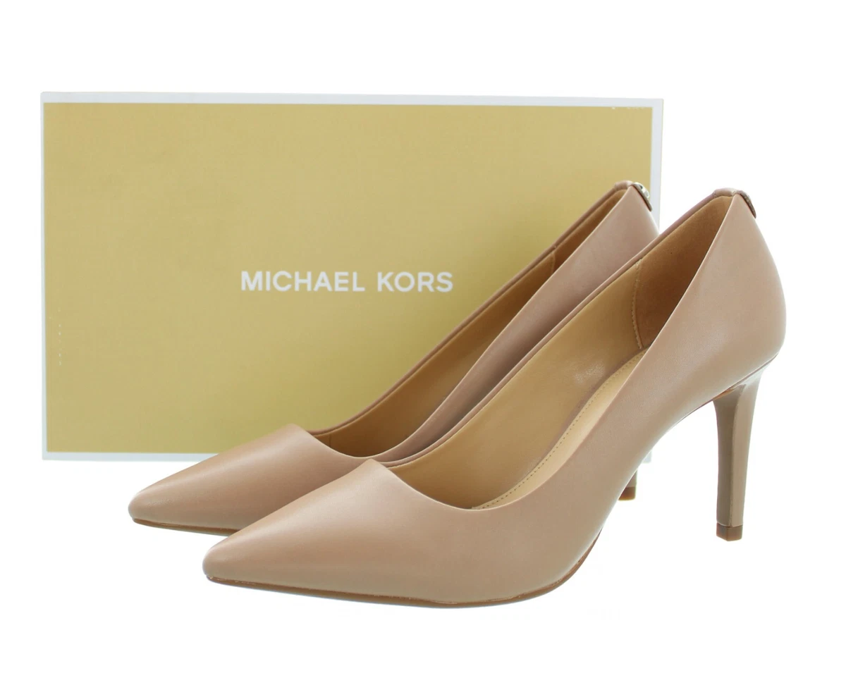 Michael Kora beige heels with gold studs in size 6/36. Amazon.com | MICHAEL Michael Kors Womens Haisley Kitten  main image 4
