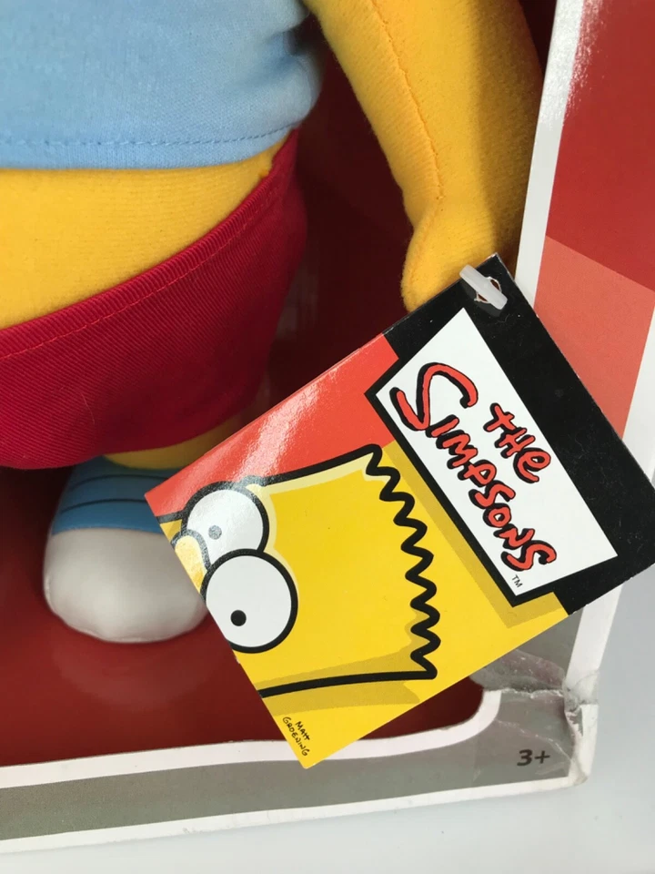Cómic de peluche de Los Simpson APLAUSOS tipo con caja EXTREMADAMENTE RARO ETIQUETADO Foto 2 de 4