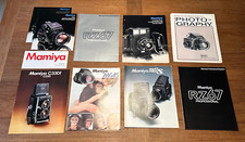 MAMIYA BROCHURES Vintage Lot of 10 Ephemera Pro. Camera Photography Japan