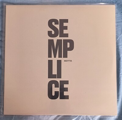 FRANCESCO MOTTA SIMPLE LP VINYL BLAU HANDSIGNIERT NUMMERIERT 1000 KOPIEN NEU NEW
