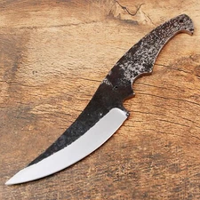 8 INCH CUSTOM FORGED 1095 CARBON STEEL HUNTING SKINNING BLANK BLADE KNIFE 230