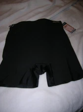 NAUTICA - MICRO THIGH SLIMMER - BLACK DOUBLE LAYER SHAPING SHORTS - LARGE - NWT!