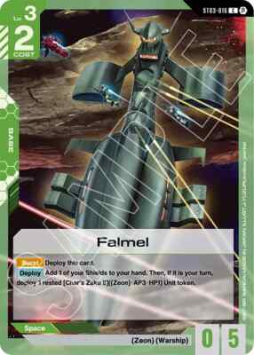 Falmel - ST03-016 Beta NM - Gundam TCG Card Game