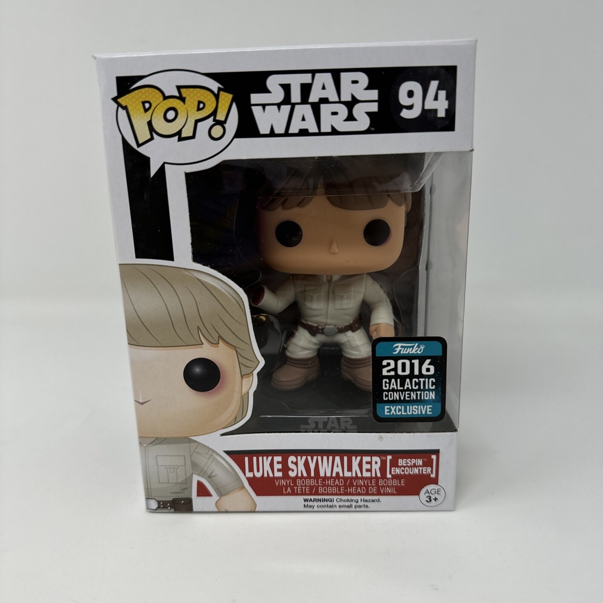 Funko Pop Star Wars Celebration Luke Skywalker Tatooine Official Con Sticker 511