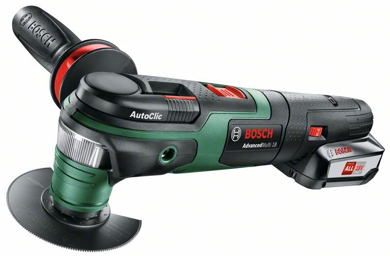 BOSCH 0603104001 Multiutensile Advancedmulti 18 (1 Batteria+Caricabatterie)