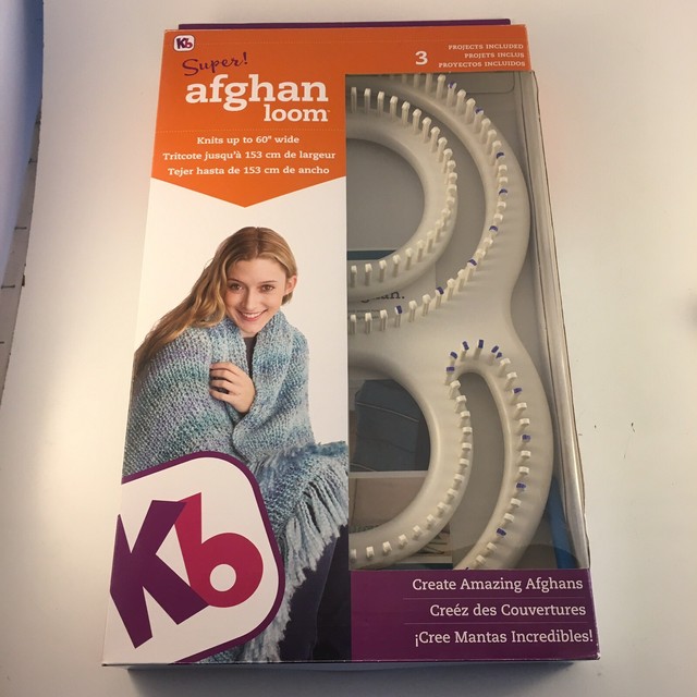 KB Super Afghan Loom Knitting Board kit, 11x19" for sale online eBay