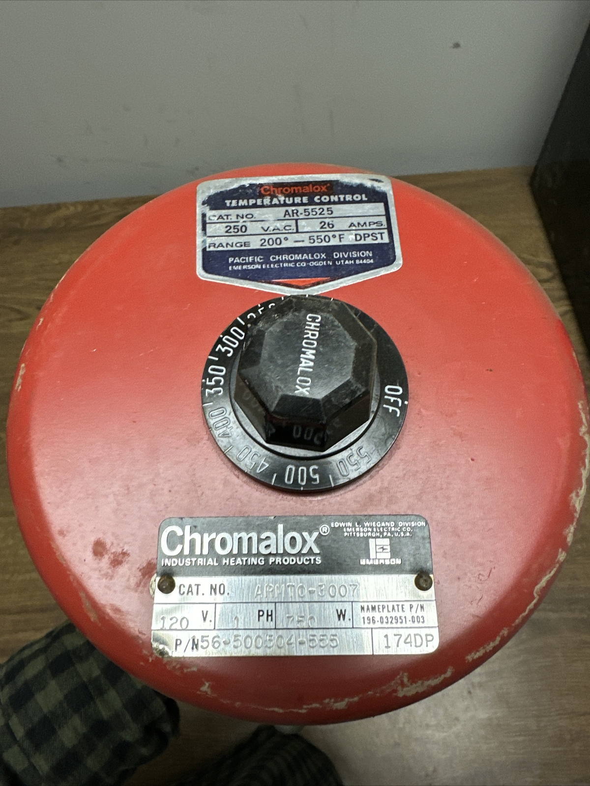 Chromalox,ARMTO-3007,w/AR-5525 Temp Control Unit