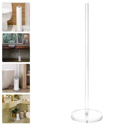 Bathroom Roll Paper Holder Countertop Paper Towel Storage Stand Toilet Paper