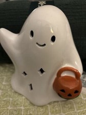 Target Bullseye Playground Halloween 2023 Ceramic LED Light Up Ghost Decor New