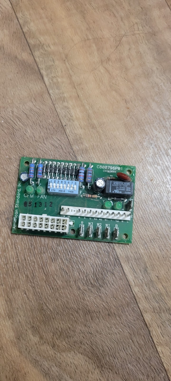 USED AMERICAN STANDARD ECM MOTOR CIRCUIT BOARD # C800796P01 CNT03600  FREE SHIPP