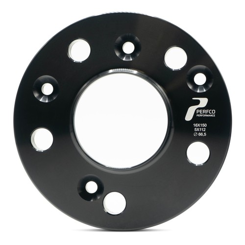 Perfco Performance Wheel Spacers 16mm Spacer 5x112 66.5 CB AU002 includes Bolts - Picture 6 of 7