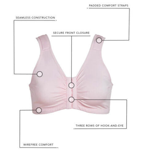 Leading Lady Laurel Seamless Comfort Front Closure Bra (119) - Picture 4 of 25