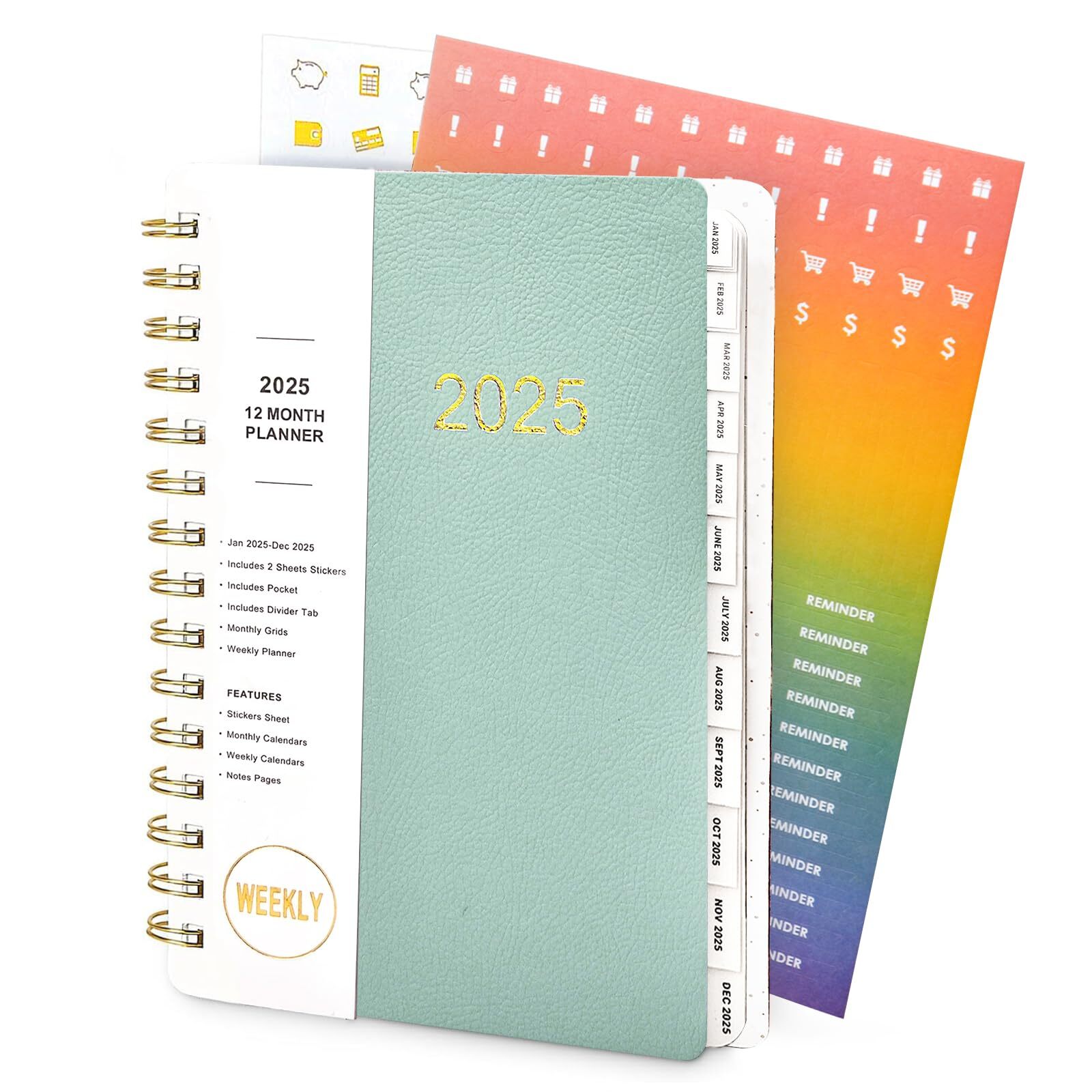 2025 Planner Weekly and Monthly Planner January 2025 - December 2025 8.2
