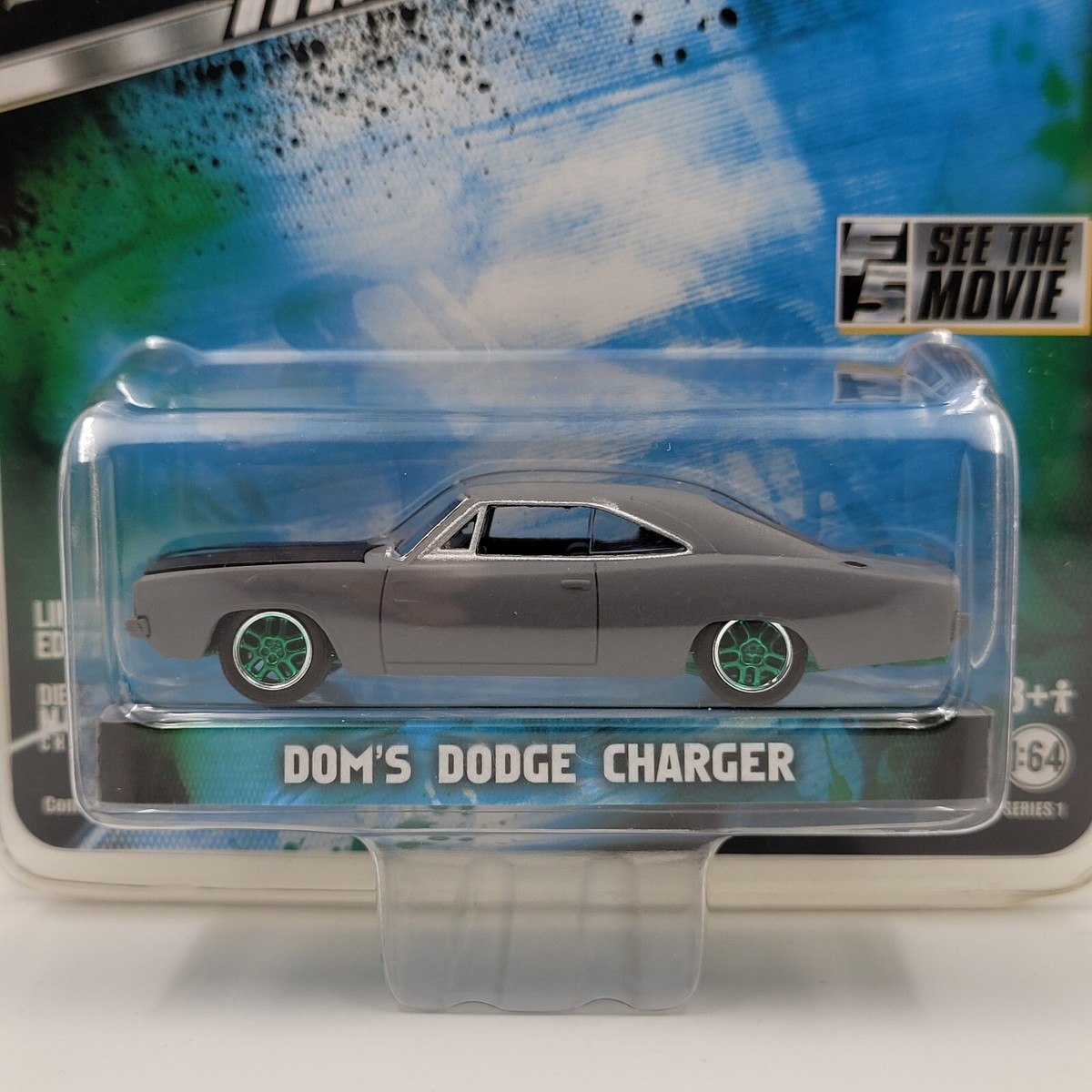 GREENLIGHT HOLLYWOOD FAST & FURIOUS 1970 DOM'S DODGE CHARGER