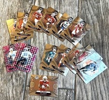 (14 LOT - ALL ROOKIES) 2024 PANINI MOSAIC FOOTBALL 2 PINK CAMO PRIZM PARALELL RC